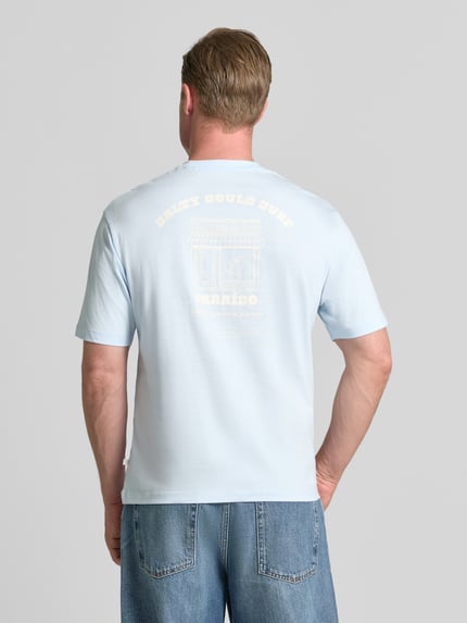 s.Oliver RED LABEL regular fit T-shirt van puur katoen Lichtblauw - 5