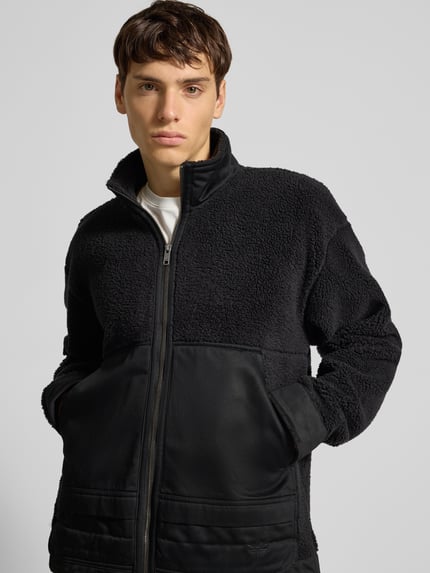 adidas Originals Teddyjacke mit Logo-Stitching Black 3