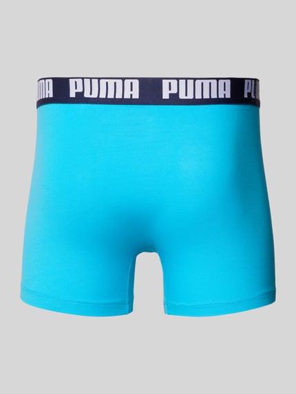 PUMA Trunks met labeldetail in set van 2 Aquablauw - 3