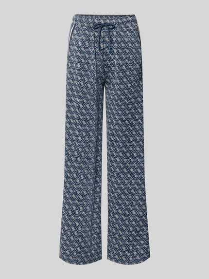 Sweatpants mit Logo-Muster im Allover-Look Shop The Look MANNEQUINE