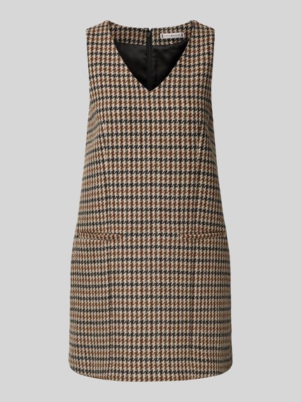 Tommy Hilfiger Sukienka casualowa o dopasowanym kroju z czystej wełny Camel 2
