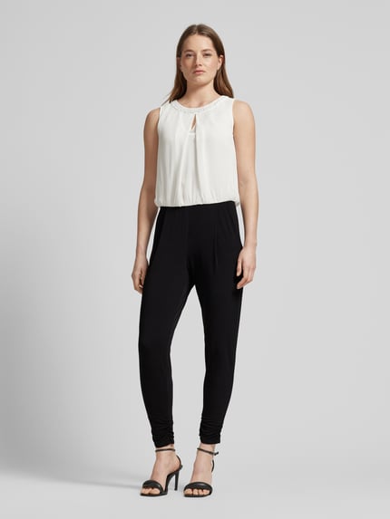 Vera Mont Jumpsuit met strass-steentjes Zwart - 4