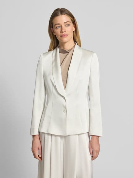 Marc Cain Blazer mit Schalkragen und Knopfverschluss Offwhite 4