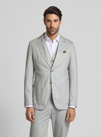 CG – CLUB of GENTS Sakko mit aufgesetzten Taschen Modell 'Carter' Lind 4