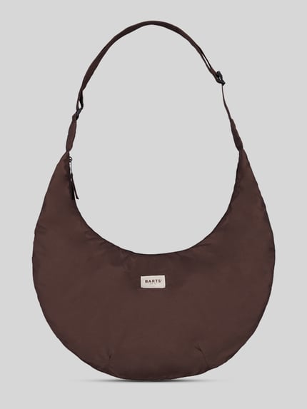 Barts Henkeltasche mit Label-Detail Dunkelbraun 1