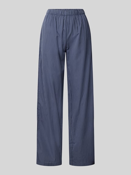 Marc O'Polo Regular Fit Pyjama-Hose aus reiner Baumwolle Dunkelblau 1