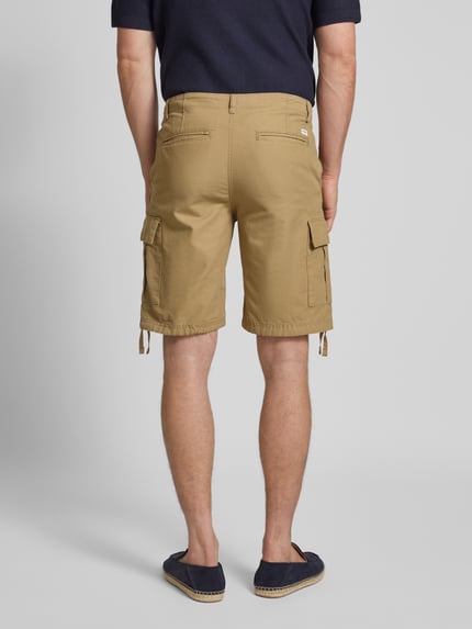 JACK & JONES Szorty cargo o kroju regular fit ze szlufkami na pasek model ‘COLE BARKLEY’ Beżowy 5