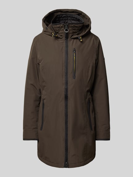 Wellensteyn Regular Fit Parka mit Reißverschlusstasche Modell 'WESTWIND' Oliv 2