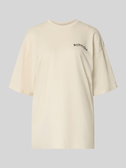 Oversized T-Shirt mit Statement-Print Shop The Look MANNEQUINE