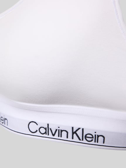 Calvin Klein Underwear Bralette mit Label-Bund Weiss 2