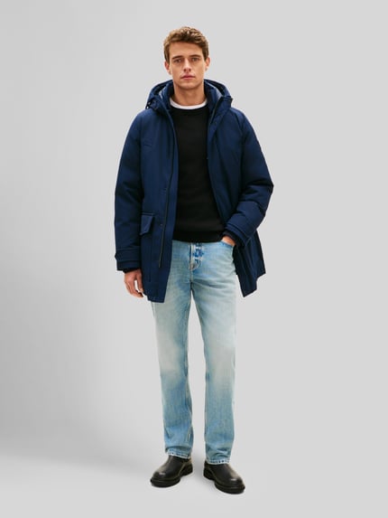 Tommy Hilfiger Daunenjacke mit Kapuze Modell 'ROCKIE DOWN PARKA' Marine 3