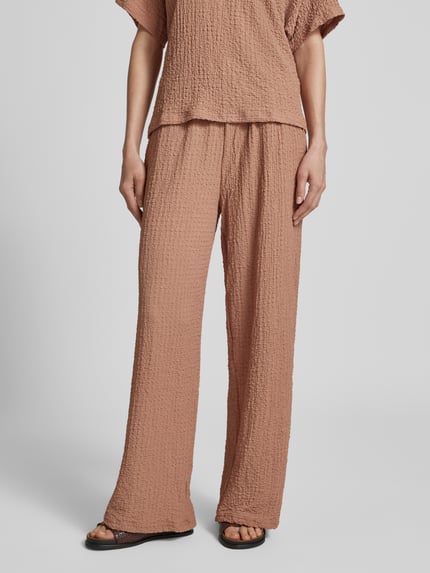 b.young Broek met paspelzakken, model 'UMMI' Roestrood - 4