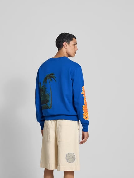 Billionaire Boys Club Sweatshirt mit Rundhalsausschnitt Sky 5