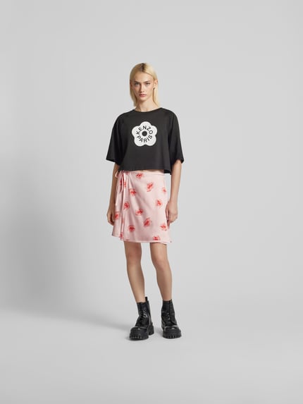 Kenzo minirok met motiefprint Roze - 1