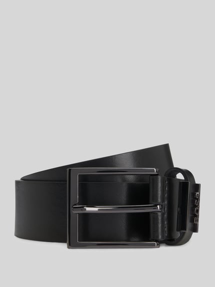 BOSS Riem van echt leer model 'COLE-ANT' Zwart - 2