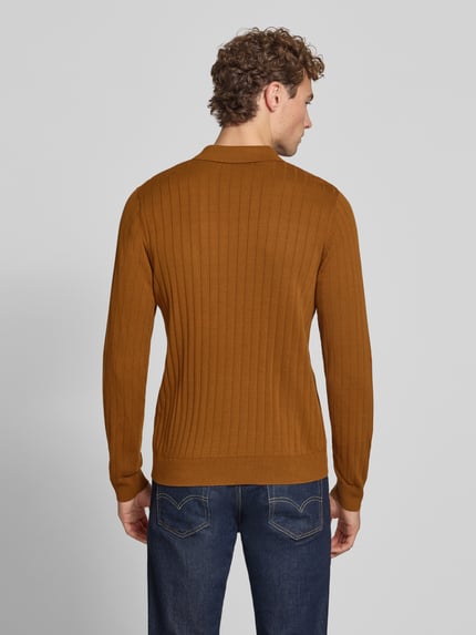 Selected Regular fit poloshirt van puur katoen model 'TORINO' Camel - 5