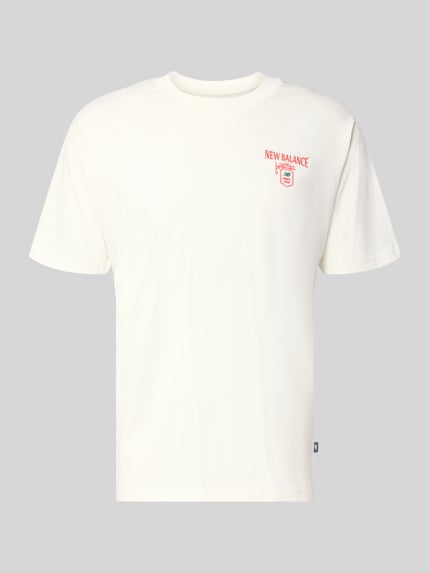 T-shirt z nadruk z logo model 'GRAB A BITE LONDON' Shop The Look MANNEQUINE