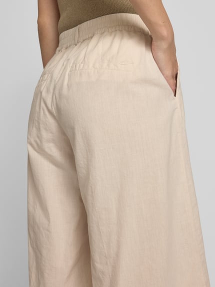 Milano Italy Shorts aus Baumwoll-Leinen-Mix Sand 3