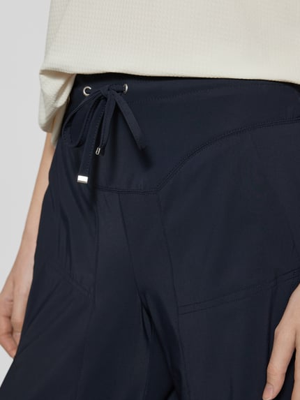 Raffaello Rossi Regular Fit Jogshorts aus Hightech-Jersey Modell 'Gira' Marine 3