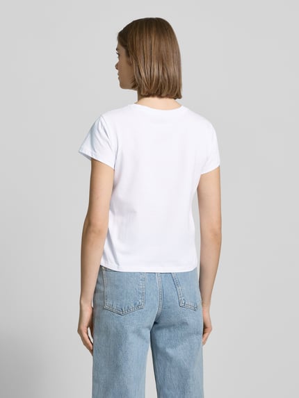 REVIEW T-shirt z nadrukowanym motywem Biały 5