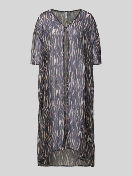Produktfoto, Oversized Kaftan met all-over motief model 'ATRUD' van Pieces, dames kaftan, look: all-over motief, pasvorm: oversized