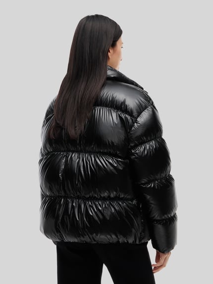 Tommy Jeans Regular Fit Steppjacke mit Label Stitching Black 5