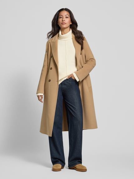 GUIDO MARIA KRETSCHMER WOMAN Relaxed fit coltrui met wol Model 'Ilianer' Offwhite - 1