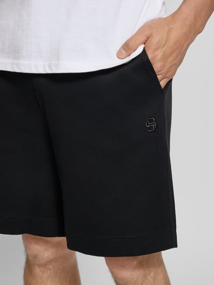 BOSS Regular Fit Bermudas aus reiner Baumwolle Black 3