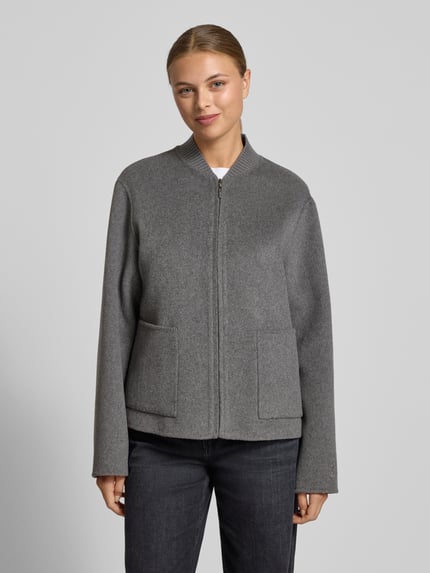 COMMA Jacke mit Stehkragen und Woll-Anteil Anthrazit 4