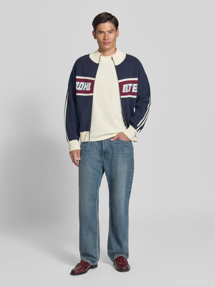 REVIEW x ANSON´S Oversized T-Shirt mit überschnittenen Schultern Offwhite 1