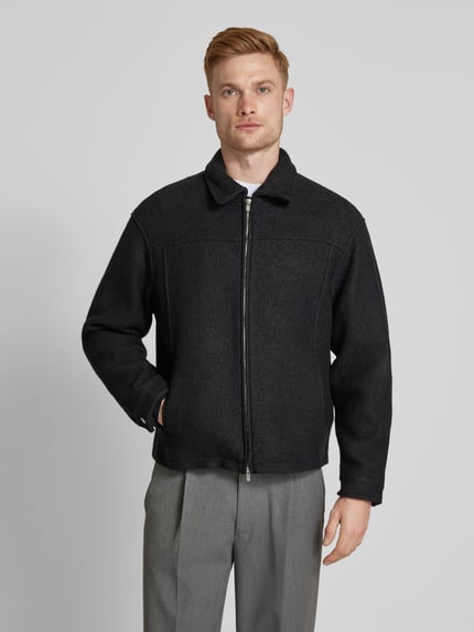 JACK & JONES Premium Jacke mit Umlegekragen Modell 'RAPHAEL' Black 4