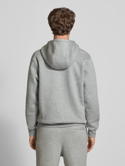 Nike Bluza rozpinana z wyhaftowanym logo i kieszenią kangurka Jasnoszary 5
