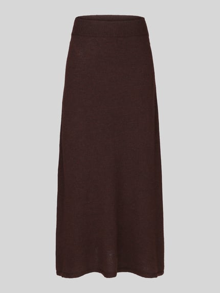 VERO MODA Maxi-Rock mit elastischem Bund Schoko 2