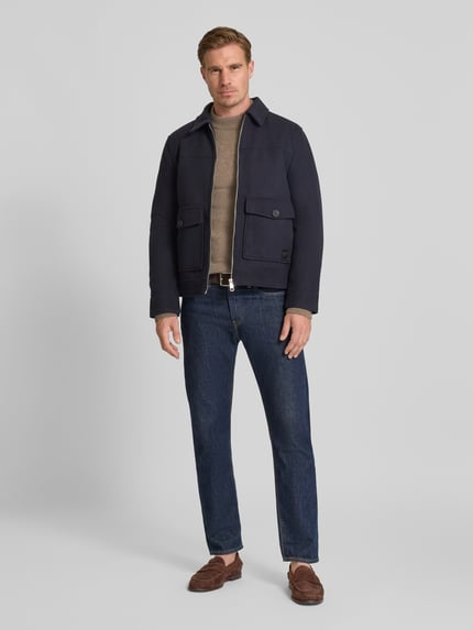 JOOP! COLLECTION Strickpullover mit Kaschmir-Anteil und Rundhalsausschnitt Hellbraun 1