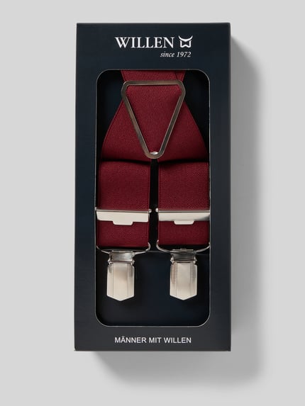 Willen Hosenträger in Y-Form Bordeaux 2