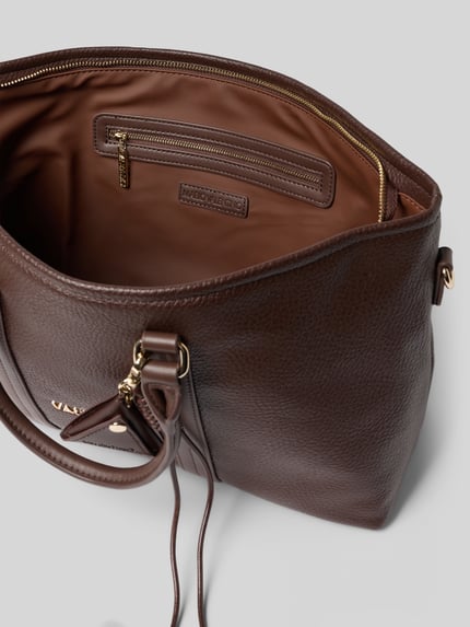 Valentino Bags shopper met afneembare schouderband model 'MAURY' Donkerbruin - 4