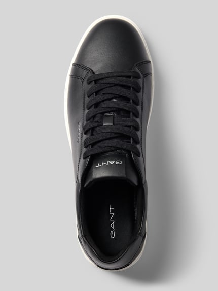 Produktfoto, Sneaker aus echtem Rindsleder Modell 'McJulien' von GANT in Schwarz mit weißer Sohle, Herren Sneaker von GANT, Draufsicht
