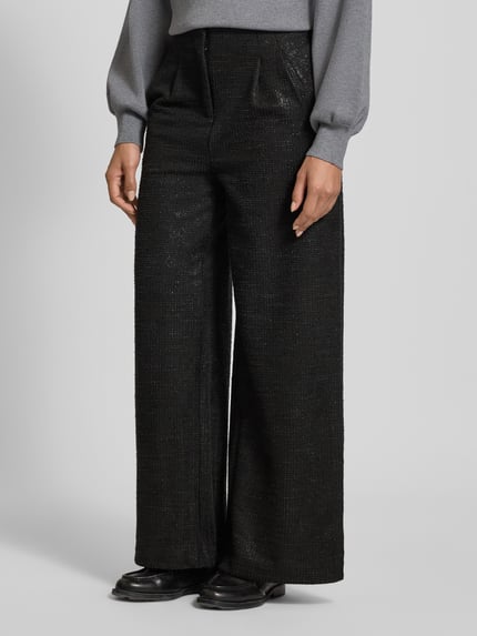 ICHI Stoffhose mit Gesäßtaschen Modell 'KATE' Black 4