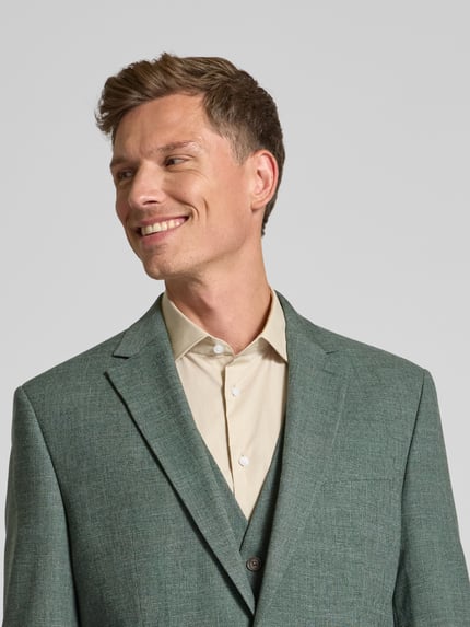 Christian Berg Men Marynarka w kroju comfort fit z domieszką wiskozy Ciemnozielony 3
