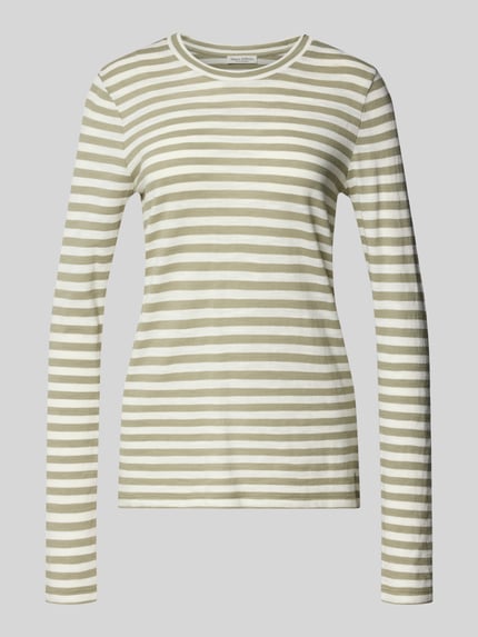 Marc O'Polo Regular fit shirt met lange mouwen van puur katoen Ecru - 2