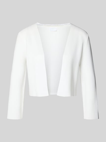 Jake*s Cocktail Regular Fit Bolero aus Viskose-Mix in Strick-Optik Offwhite 2
