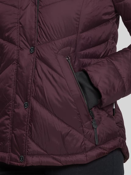 Gil Bret Regular Fit Steppjacke mit abnehmbarer Kapuze Kirsche 6