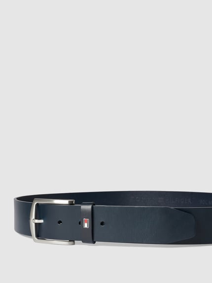 Tommy Hilfiger Leren riem met logo-applicatie Marineblauw - 2