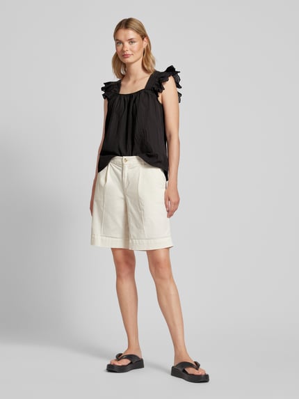VERO MODA Blouseshirt met volants, model 'PRIYA' Zwart - 1