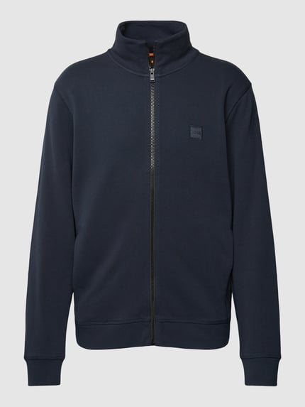 BOSS Orange Sweatjack met ritssluiting Donkerblauw - 2