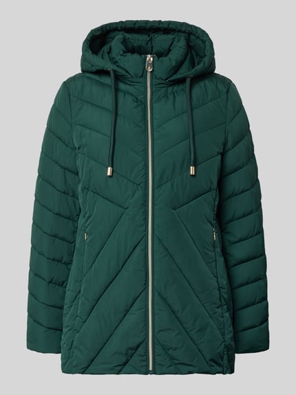 Christian Berg Woman Selection Steppjacke mit Reißverschlusstaschen Dunkelgruen 2