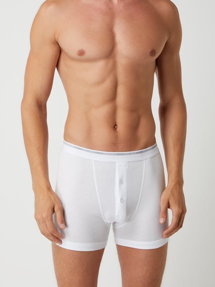 Jockey Trunks aus Baumwolle im 2er-Pack Weiss 3