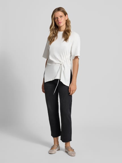 REVIEW Straight Fit Jeans aus Baumwoll-Mix Black 1