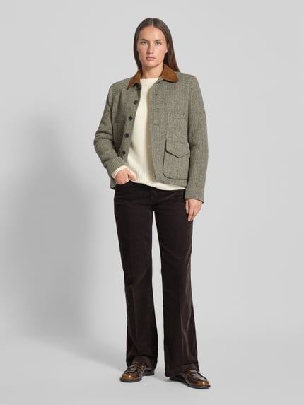 MAC Cordhose mit 5-Pocket-Design Dunkelbraun 1