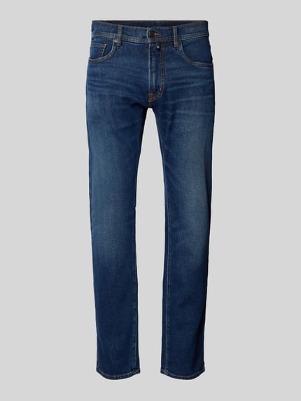 Pierre Cardin Jeansy o kroju regular fit z 5 kieszeniami model ‘LYON’ Niebieski 2